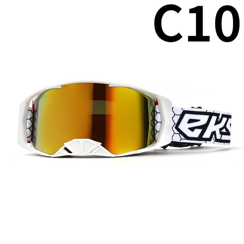 Motorcycle Goggles For Off-Road Riding – Windproof & Anti-Dust Sports Sunglasses With Interchangeable Lenses_autovado.com