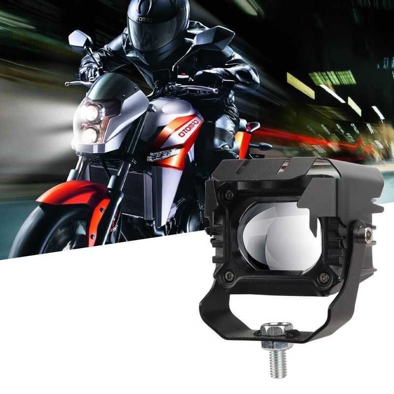 Motorcycle LED Electric Vehicle Lights, Battery External Spotlights, Dual Light Modified Lights_autovado.com