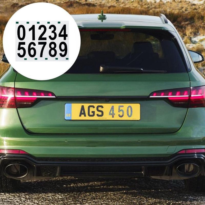 Film Ticker, Heat-reitant Identification Plate, Label, Licene Plate Number, Reflective Inviible Digital_autovado.com