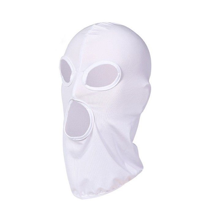 LazyZoom Summer 2-Hole 3-Hole Sports Riding Windproof Mask Motorcycle Face Cover Breathable Liner Cap Helmet Inner Village_autovado.com