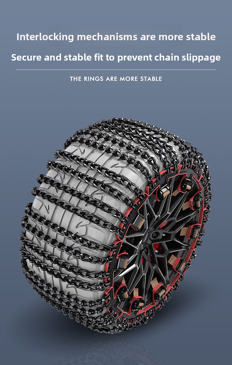 Premium New Cross-Border SUV Off-Road Sedan Universal Car Tire Anti-Slip Chains Factory_autovado.com