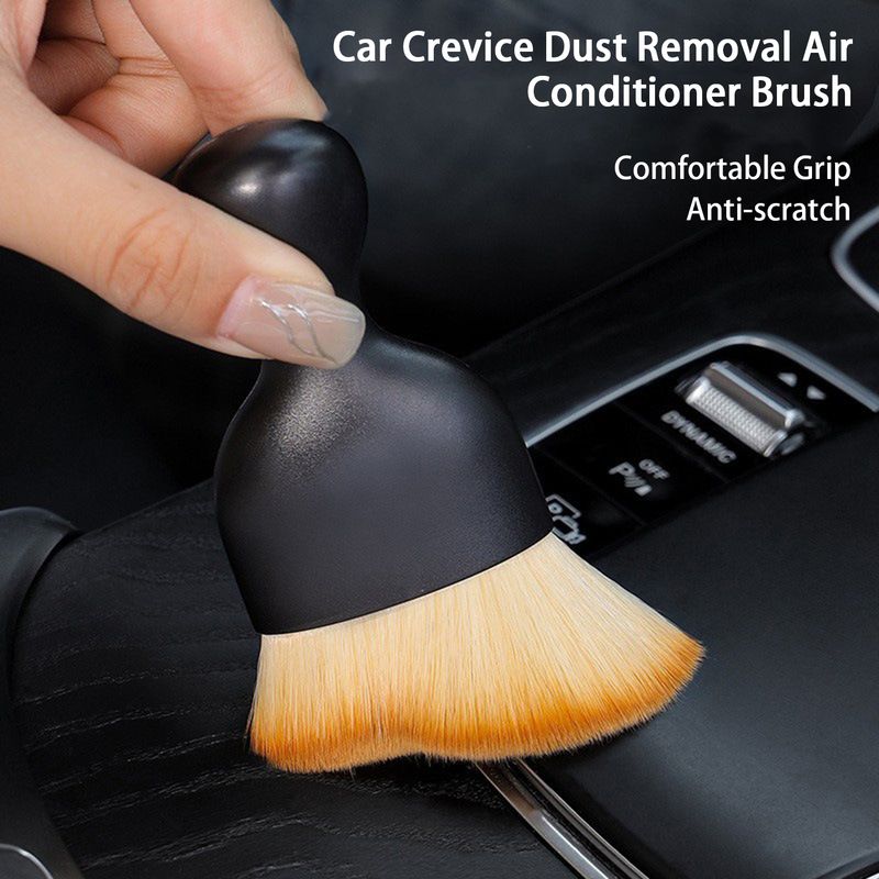 Yuanmheng Air Outlet Brush Car Crevice Dust Removal Air Conditioner Brush Car Interior Cleaning Tool_autovado.com