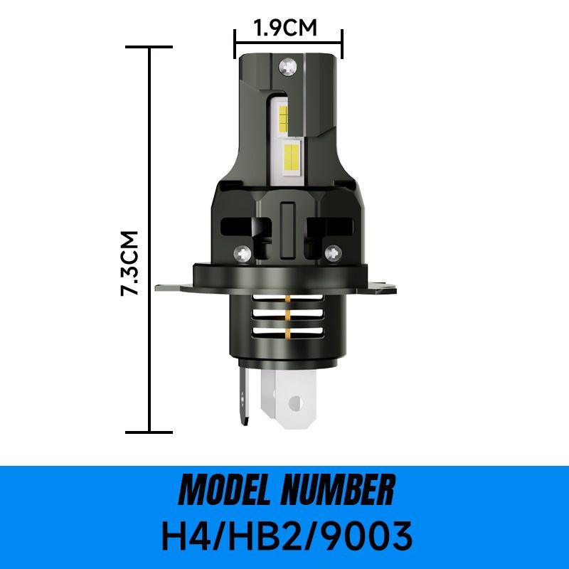 New Car Led Headlights High Power D9 Plug-in H7 H11 H4 Near And Far Light Integration_autovado.com