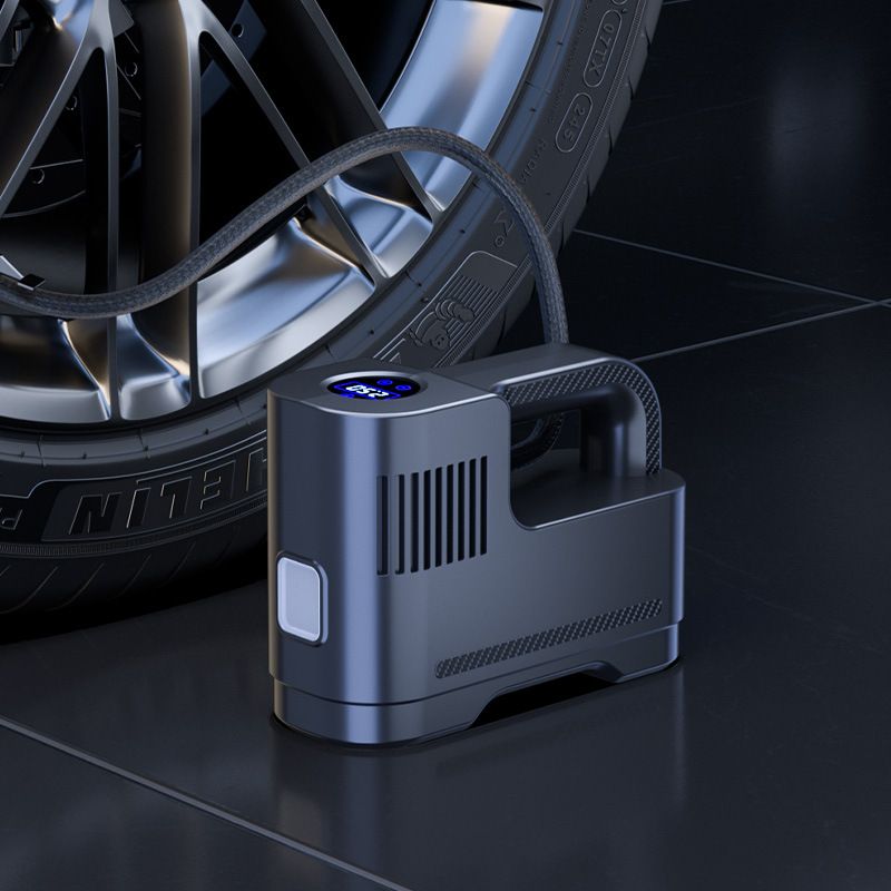 Portable Multifunctional Tire Car Pump Inflator Machine Air Tube_autovado.com