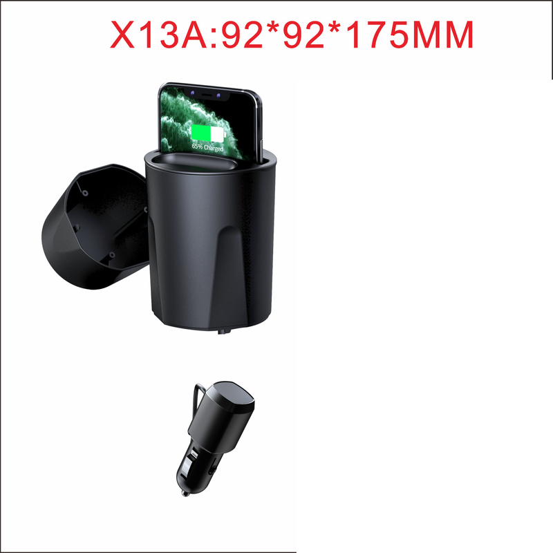 X13 3-in-1 Fast Charger For Car - Charge Phone, Wireless Devices, And Headphones_autovado.com