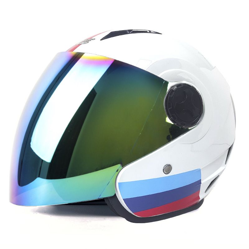 Electric vehicle helmet men's and women's summer half cover half helmet four seasons warm breathable safety helmet_autovado.com