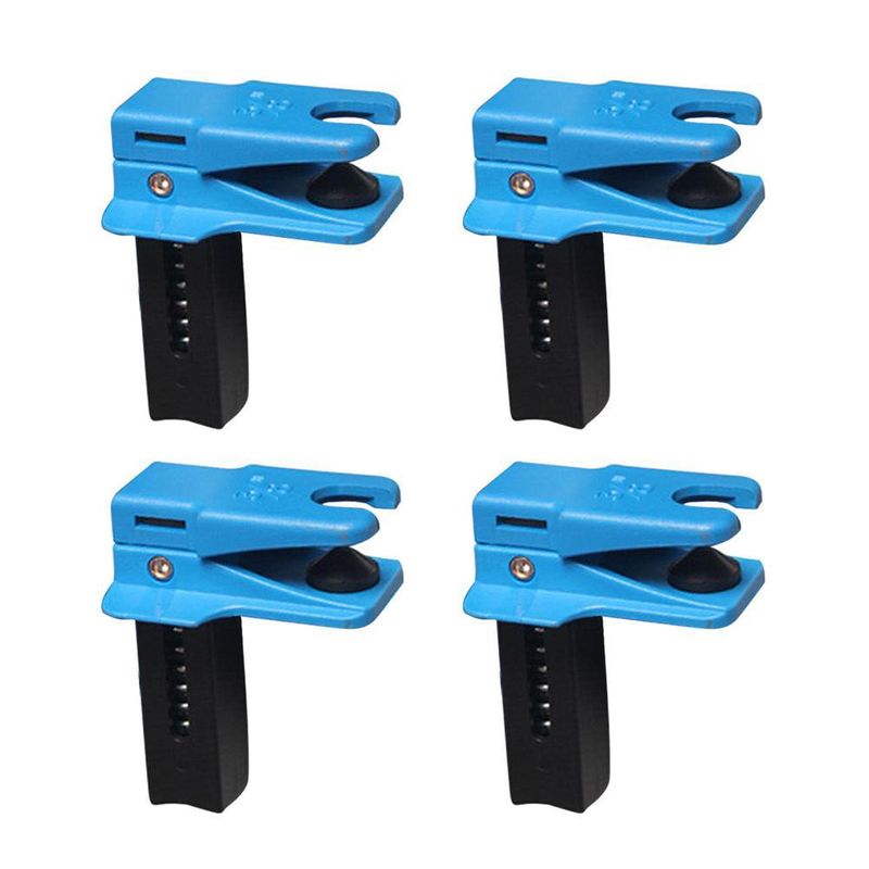 compatible With Multiple Sizes Automotive Repair And Maintenance Hardware Tools. 4-piece Set Of Vertical Oil Pipe Clamps_autovado.com