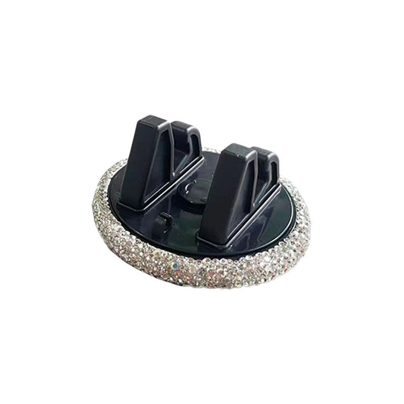 Diamond Studded Phone Holder For Cute Women, Horizontal And Vertical Screens, Center Console, Car Navigation Support_autovado.com