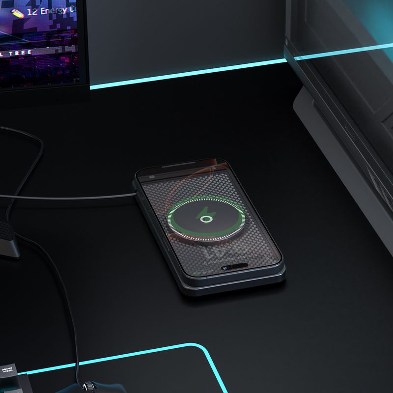 D10Mag Car Wireless Charger With Anti-Slip Mat For Magnetic Phones_autovado.com