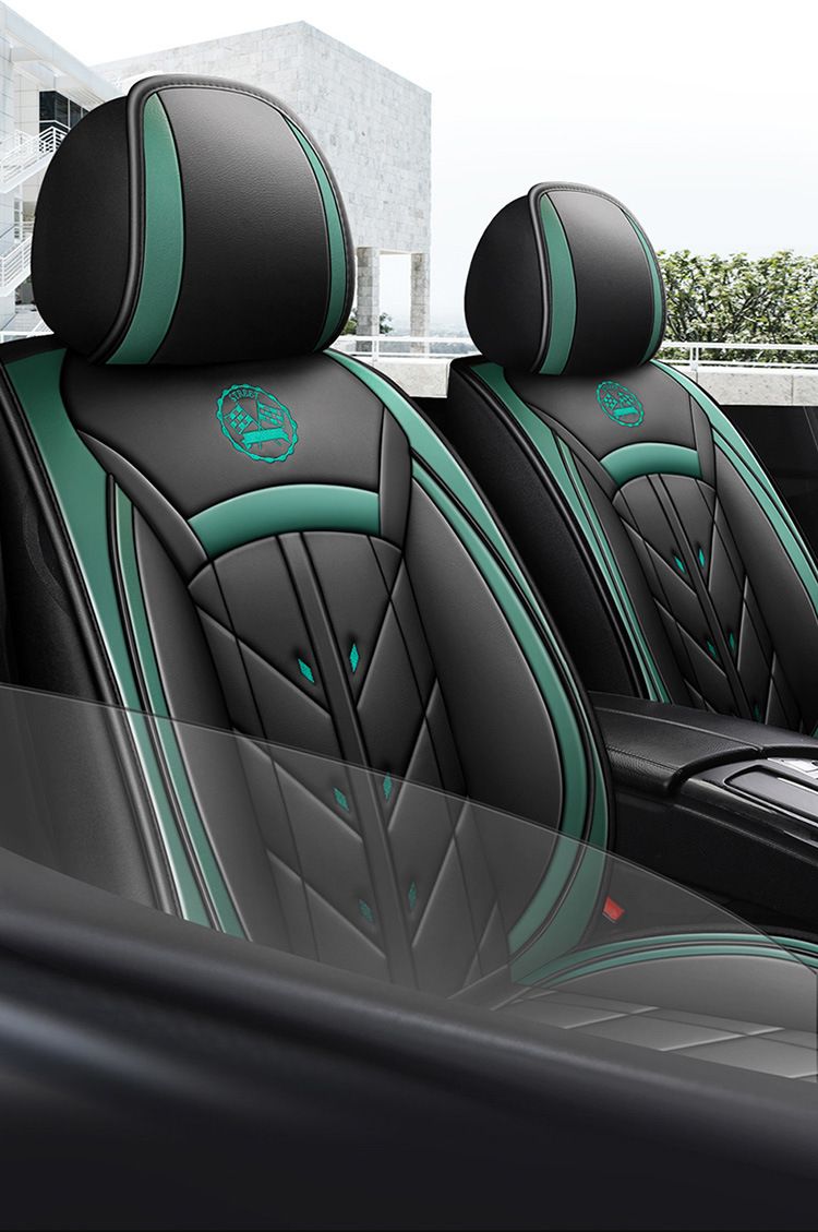 Winter Car Cushion Seat Cover Full Surrounding Four Seasons General New Leather Seat Cover Linen Leather Seat Cushion Seat Cover_autovado.com