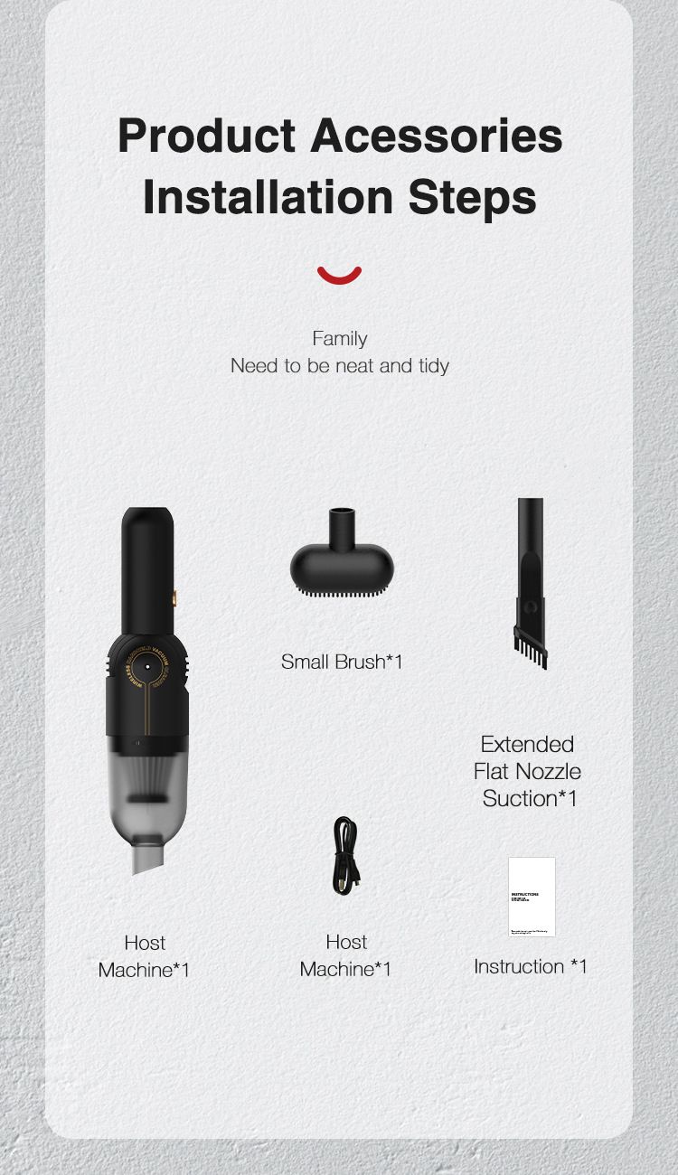 ACZT Portable Wireless Vacuum - Handheld High Power Dust Collector For Car & Home_autovado.com