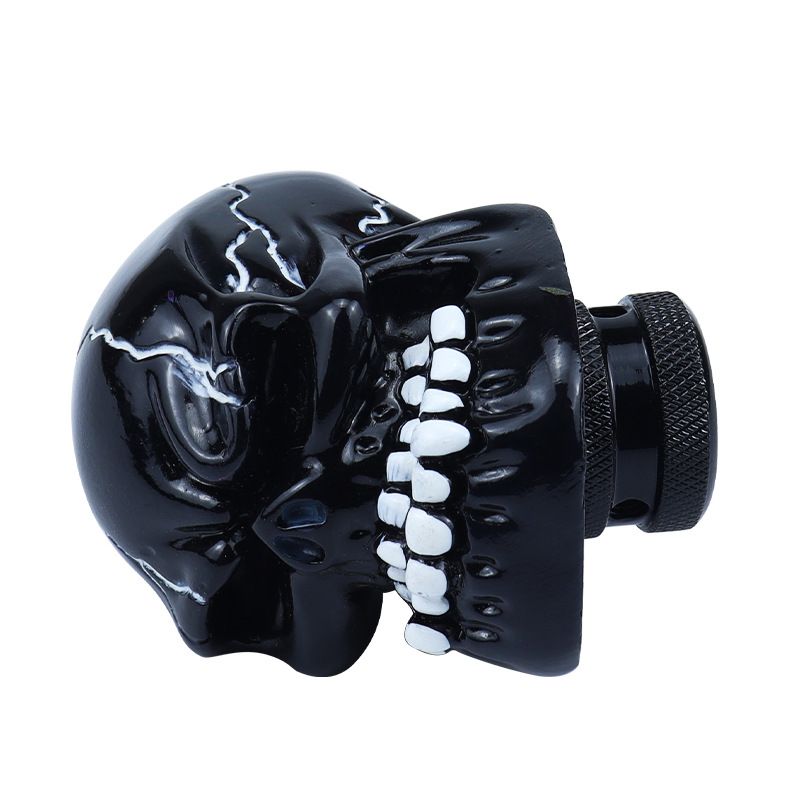 Car Personalized Modification Big Tooth Ghost Skull Universal Shift Handle Gear Knob_autovado.com