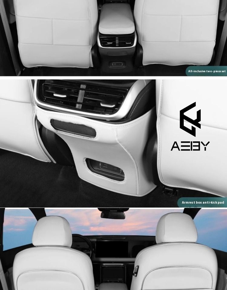 AEBY Car Anti-Kick Mats In The Rear Seats For XPENG G9 2022-2025 Dirt-Resistant And Wear-Resistant Modified Interior_autovado.com