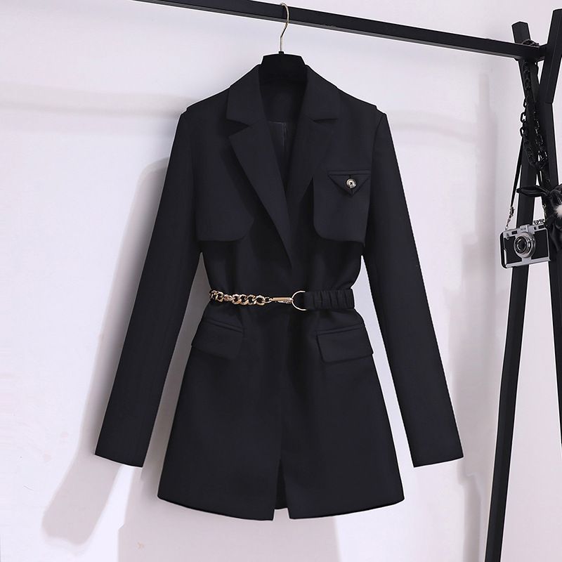 Spring And Autumn Windbreaker Women's New Top Korean Style Chic Coffee Colored Small Suit Jacket For Women Spring And Autumn High-end Suit For Women_autovado.com