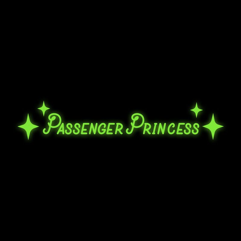 car stickers passenger princess personality car stickers rearview mirror decorative stickers inspirational positive energy_autovado.com