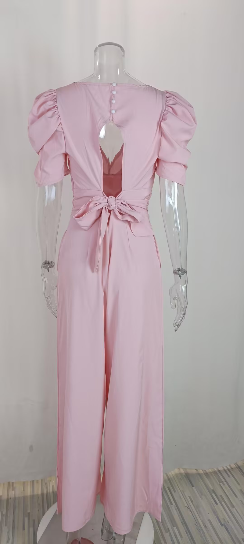 Women's fashion fashion elegant plus size wide leg jumpsuit_autovado.com