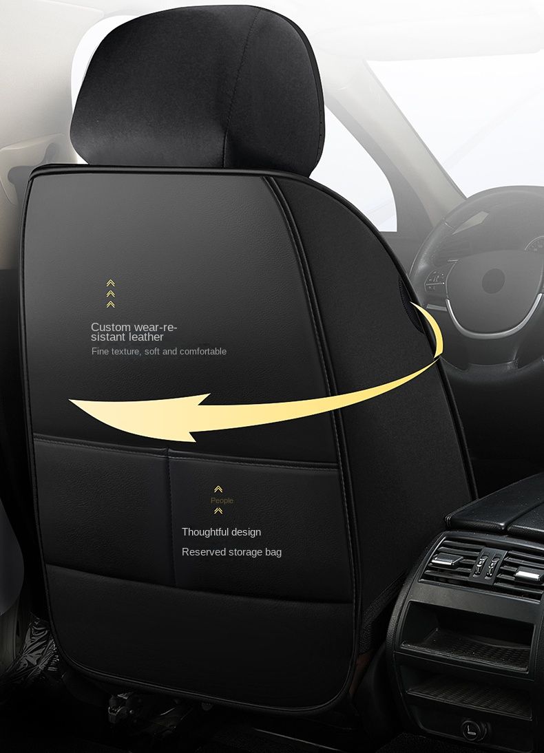 1 PC Universal PU Leather Car Seat Cover For SEAT All Car Models Leon Arona Ateca Tarraco Ibiza Alhambra Interior_autovado.com