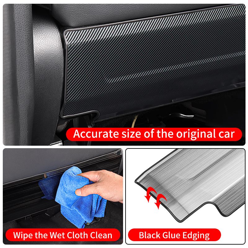For 2003-2025 Toyota Land Cruiser Prado 120 150 250 Stainless Steel Seat Protection Kick Plate Anti-Stains Interior_autovado.com