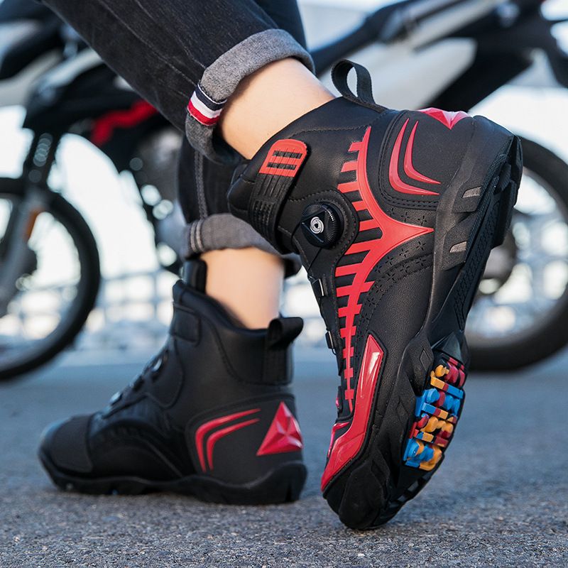 Motorcycle Cycling Boots For All Seasons, Off-road Men's Women's Summer, Wear-resistant, Breathable, Shock-absorbing,_autovado.com