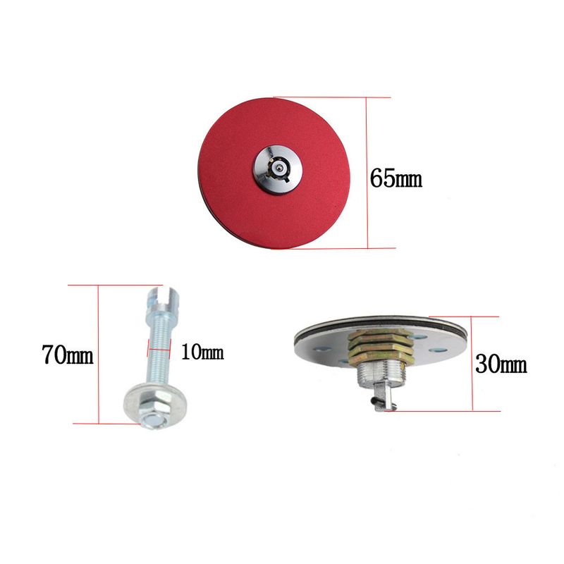 Car hood auto parts car modified hood lock aluminum alloy frosted racing modified hood lock_autovado.com