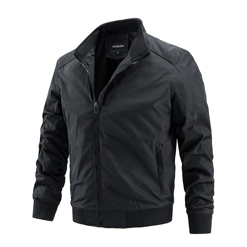 Men's Clothing Thin Jacket Spring and Autumn Coat Men's Large Size Casual Windbreaker Style_autovado.com