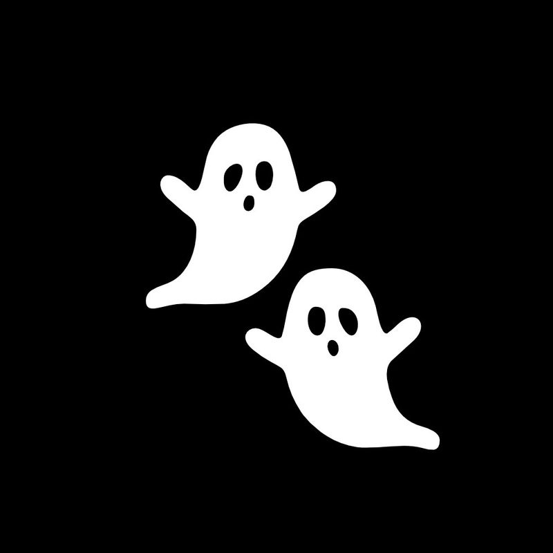 Ghostly Funny Halloween Decoration Car Rearview Mirror Window Wall Home Sticker_autovado.com