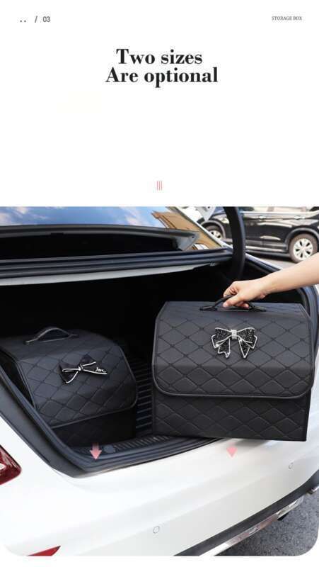 Xiaoxiangfeng Trunk Storage Box, Mounted Artifact, Organizer, Car Interior Box Supplies, Complete Collection Of Leather_autovado.com
