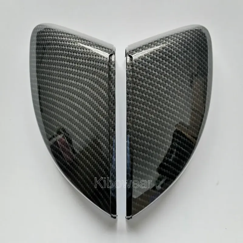Pair for Auto A3 S3 8V Side Wing Mirror Covers Caps (Carbon Look) Replace 2015 2016 2017 2018 2013 2014 2019_autovado.com