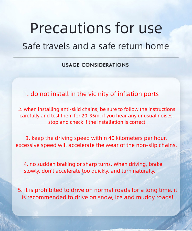 Premium New Cross-Border SUV Off-Road Sedan Universal Car Tire Anti-Slip Chains Factory_autovado.com