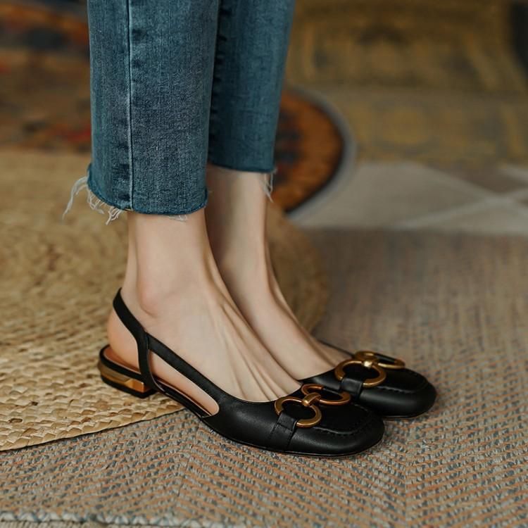 Women's new summer vintage French flats Fairy single shoes_autovado.com