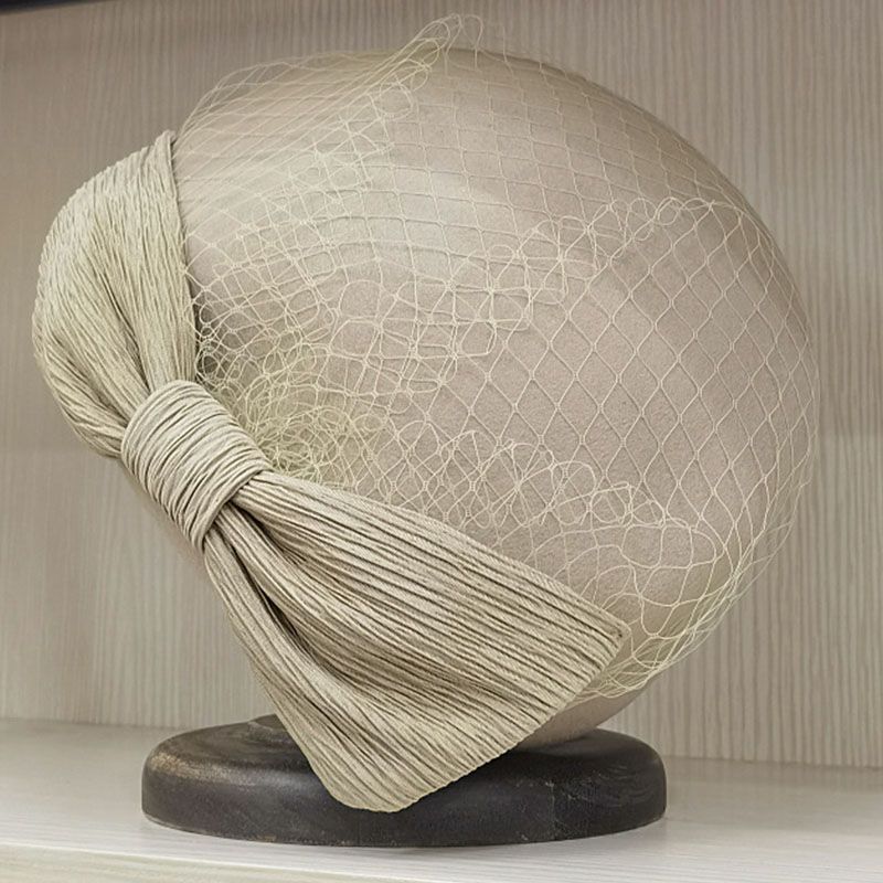 Hot Sale French Beret for Women Winter Veil Netting Bow Fascinator Hats Ladies Wedding Party Church Fedora Hat_autovado.com