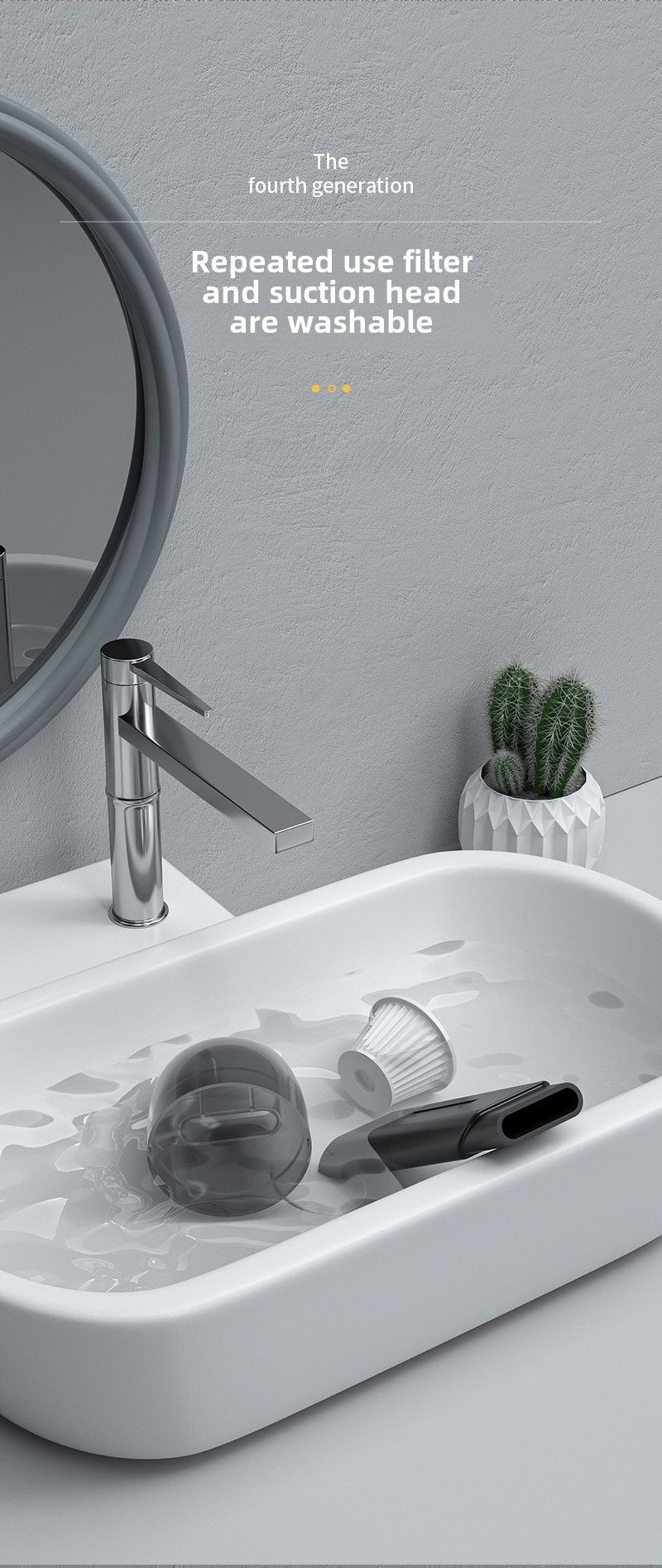 Car vacuum cleaner wireless charging handheld mini car home pet multi-functional portable large suction vacuum cleaner_autovado.com