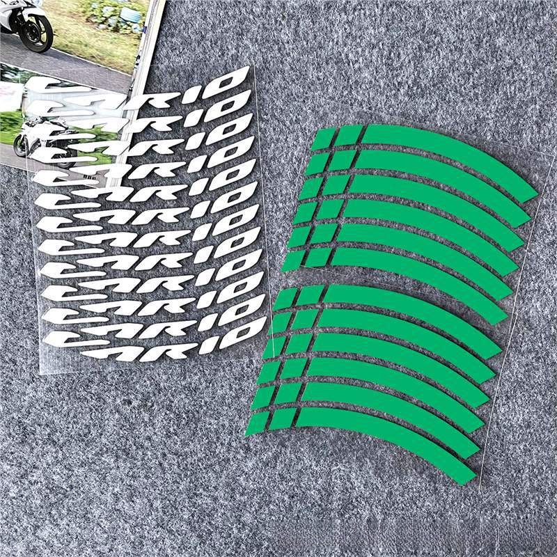 Suitable For Honda VARIO Motorcycle 14inch Wheel Rim Reflective Waterproof Personalized Creative Colorful Tire Warning_autovado.com