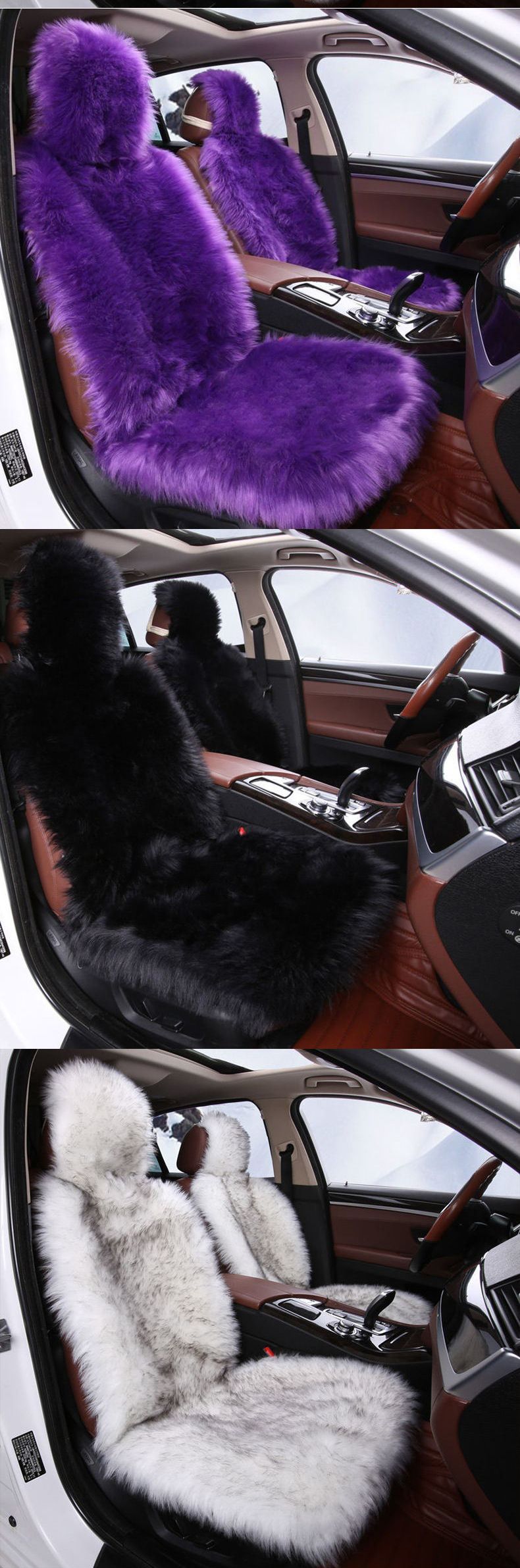 Plush Seat Cushion With Backrest Universal Seat Cushion Seat Cover_autovado.com