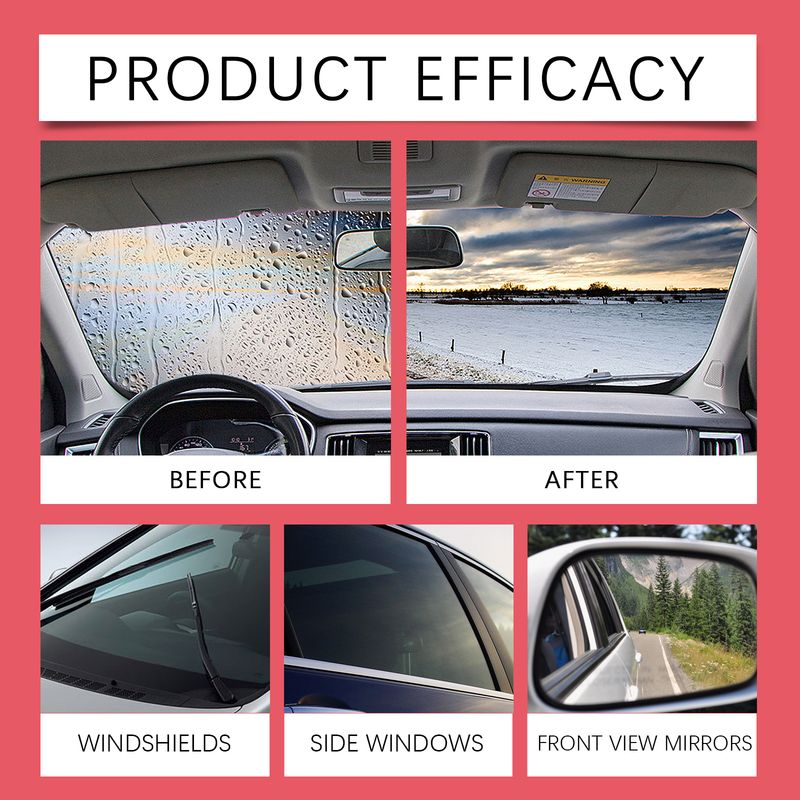 Car Windscreen Cleaner Windscreen Refurbishment Decontamination Cleaning Oil Film Cleaner_autovado.com