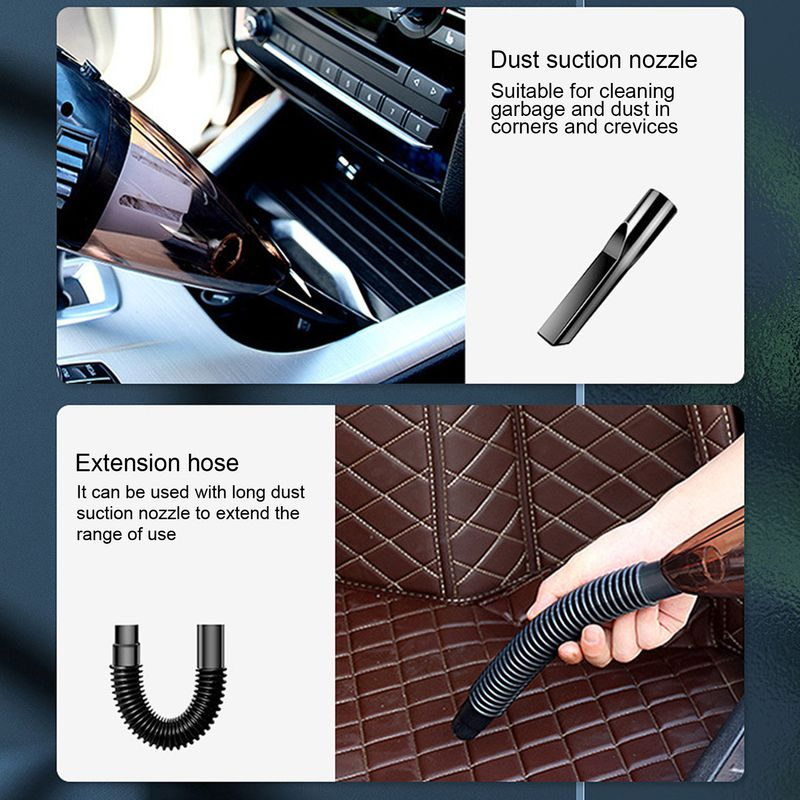 1 Set Cleaner 75W High-power Multiple Accessories Portable Cordless Home Car Interior Dual Use Hand Held Vacuum_autovado.com