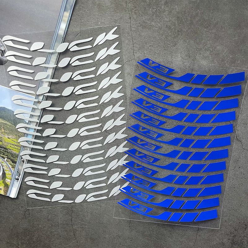 Suitable For Honda Click Series V2/V3 Waterproof Reflective Wheel Stickers, Modified Motorcycle Personalized Decoration_autovado.com
