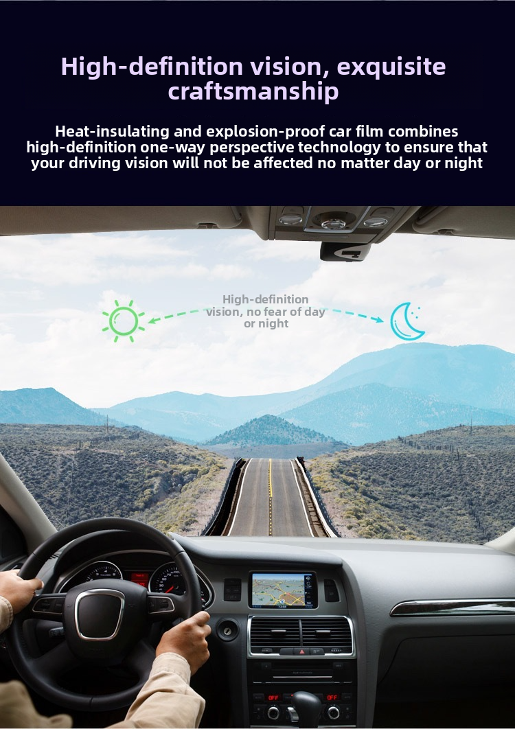 Rose Ghost Red Colorful High Insulation Solar Explosion-proof Sunscreen Up To 99% Car Nano Film_autovado.com