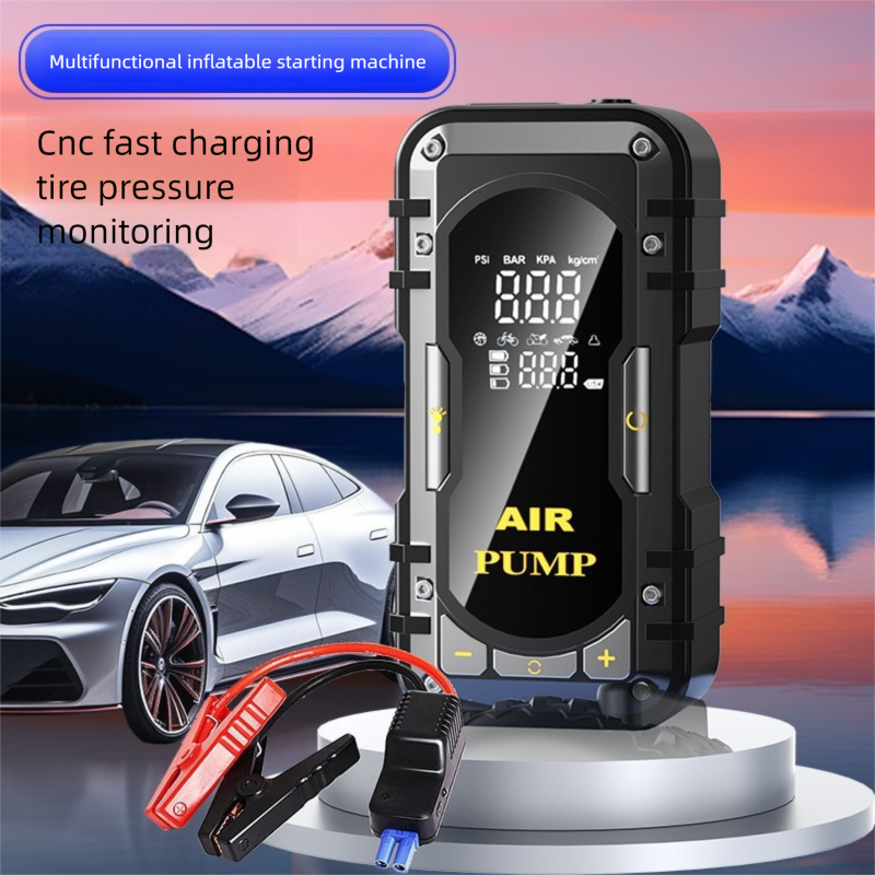 Car Emergency Jump Air Pump Integrated Multi-Function Portable Battery Ignition Starter Power Bank_autovado.com
