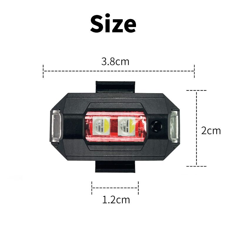 Car Warning L, Motorcycle Modification Accessories, Model Airplane, Night Flight, Drone Charging, Airplane Strobe_autovado.com