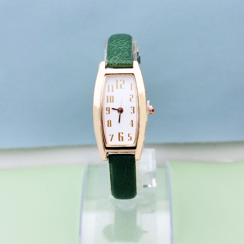 Women's square watch belt quartz watch_autovado.com