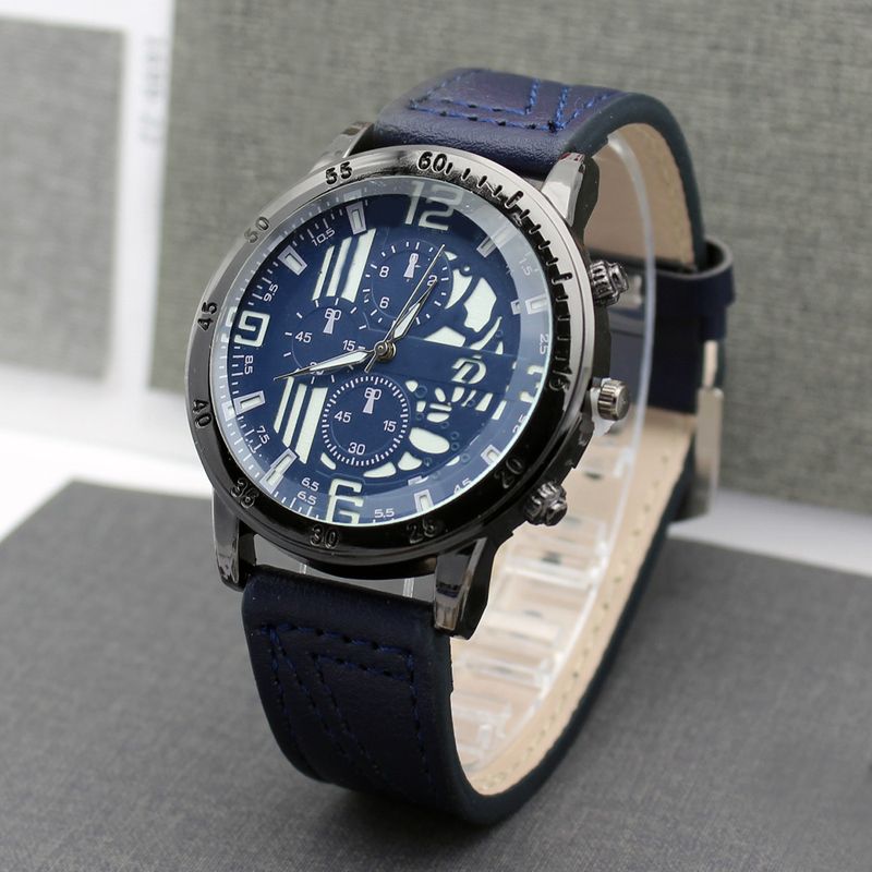 Men's luminous men's watch double-layer belt men's watch_autovado.com