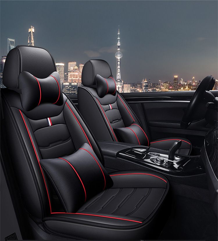 2021 new car seat cushion is suitable for overseas websites to send full leather seat cushion four seasons universal car cover wholesale_autovado.com