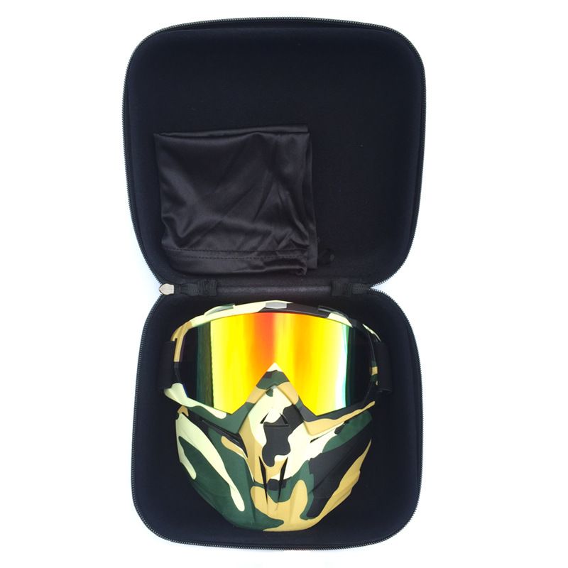 Face Shield Off-Road Motorcycle Racing Outdoor Riding Glasses Ski Goggles_autovado.com