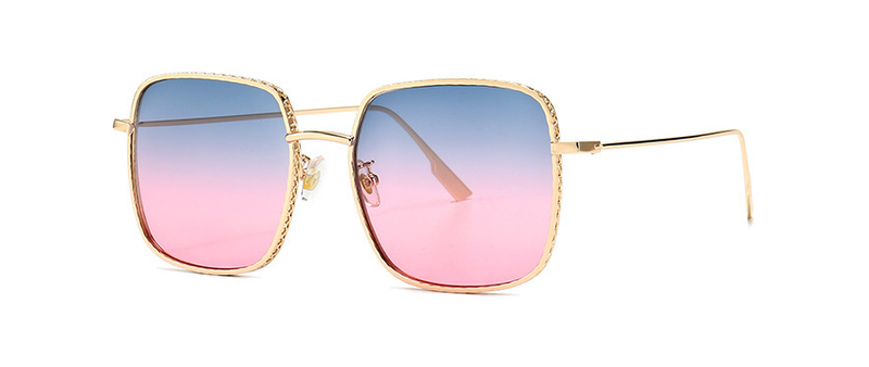 new modern retro square frame sunglasses INS style street style big-name sunglasses 8030_autovado.com