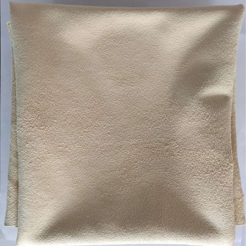 Suede Oil Tanned Leather, Naturally Shaped, Thickened, Water Absorbing Deer Skin Sheepskin Towel, Special Car Wash Cloth_autovado.com
