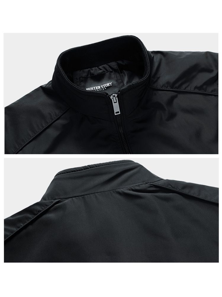 Men's Clothing Thin Jacket Spring and Autumn Coat Men's Large Size Casual Windbreaker Style_autovado.com