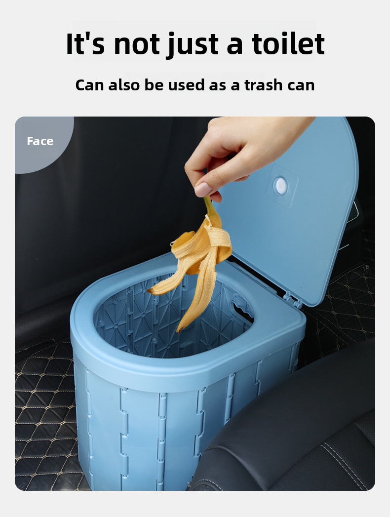 Folding Travel, Portable Adults, Emergency Car Use, Self Driving, Curing Agent For Odor Prevention, Outdoor Toilet_autovado.com