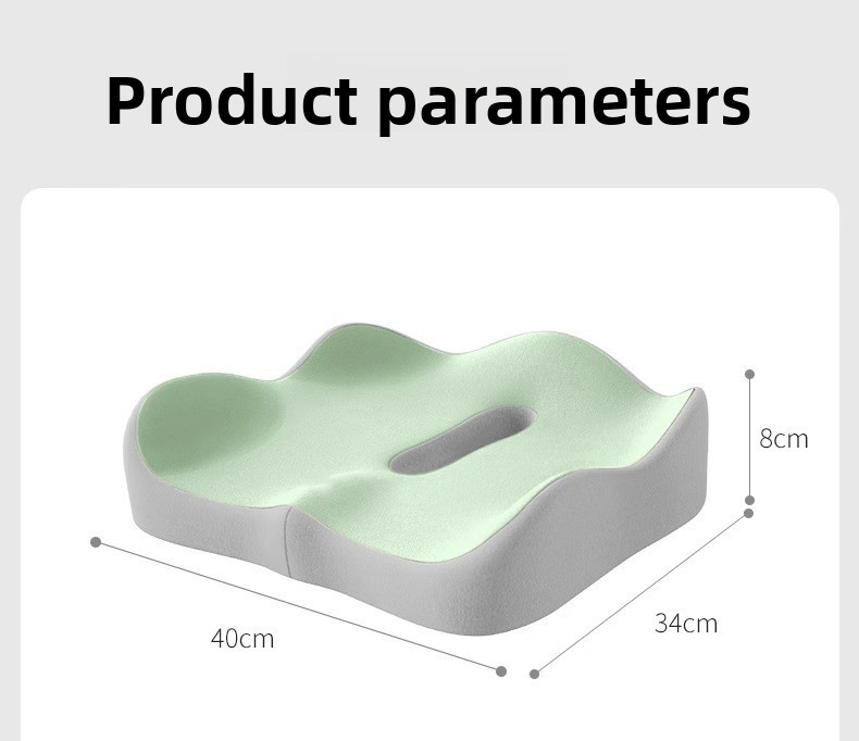 Car Soft Memory Foam Automobile Support Hollow Seat Cushion Slow Pressure Breathable Anti Slip Hip Pad_autovado.com