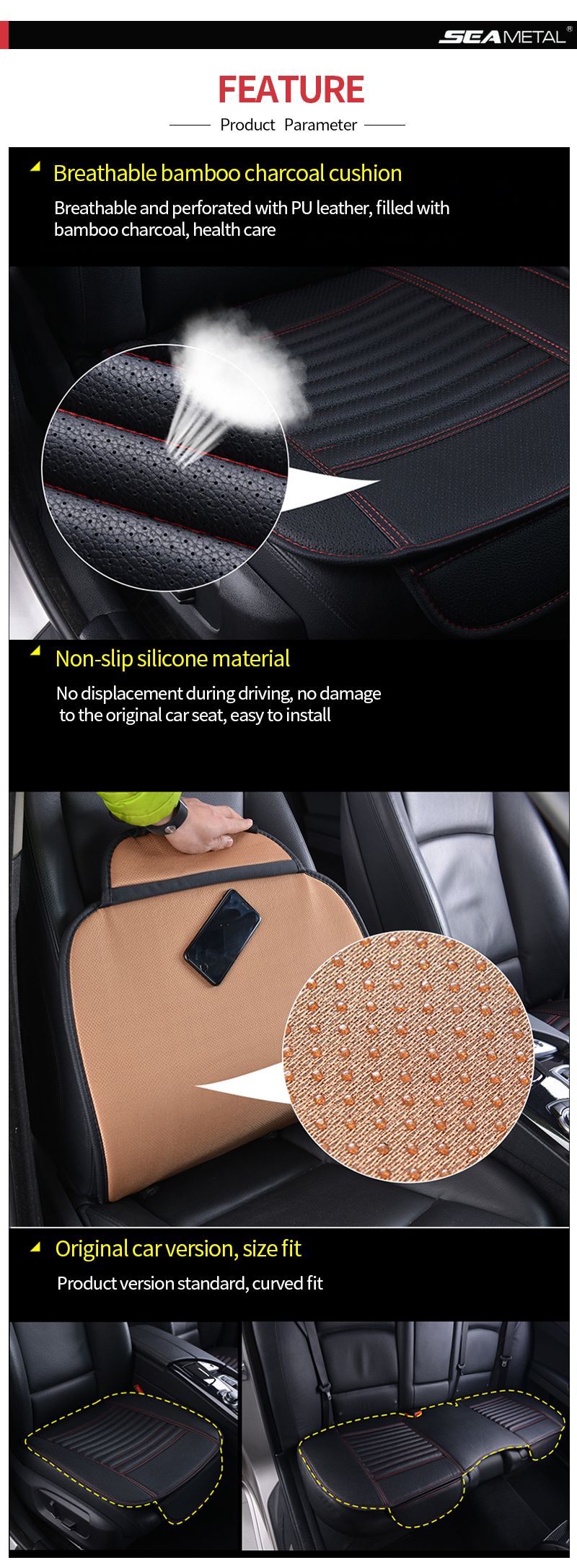 Car Seat Covers Automobiles Interior Seats Cover Cushion Universal PU Leather Seat-Cover Auto Protector Mats Accessories_autovado.com